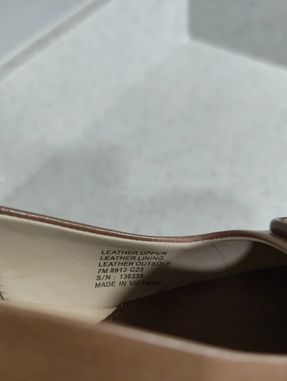 Tory Burch Tan Leather Slingback Heels with Gold Logo Plaque